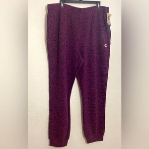 Champion Men's Activewear Jogger Sweatpants Front-Pocket Cotton Size 2 XL